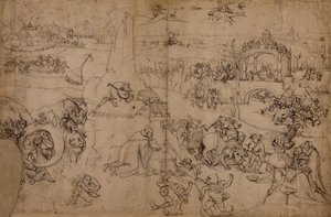 聖アントニウスの誘惑 作： Hieronymus Bosch